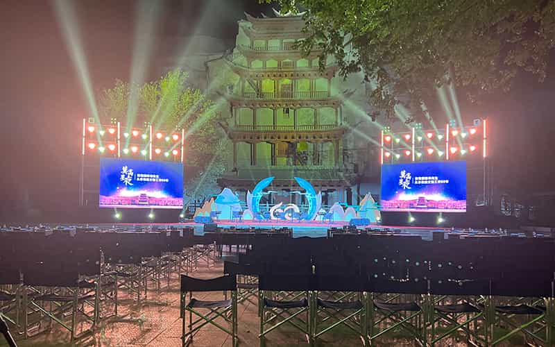 廣告物料制作會場布景舞臺搭建展位搭建舞臺燈光設(shè)備演藝音響高清LED屏